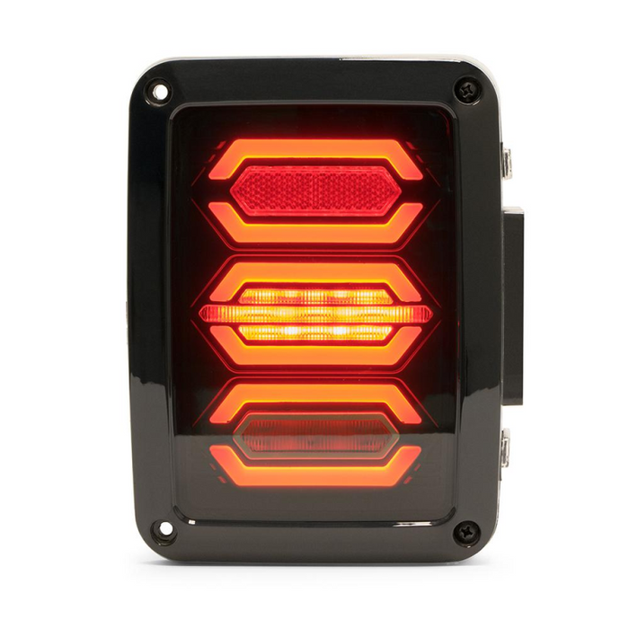 DV8 Offroad 2007-2018 Jeep Wrangler JK JKU Led Tail Lights Model TLJK-02
