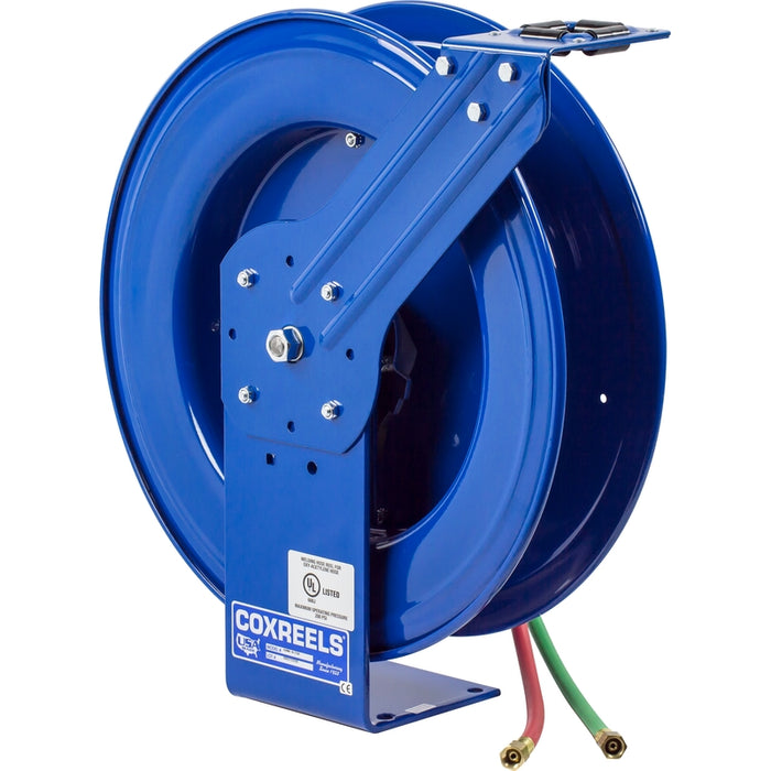 Coxreels SHW Series Spring Driven Welding Hose Reel 1/4 in. x 75 ft. - No Hose 200 PSI Oxy-Acetylene Model SHWL-N-175