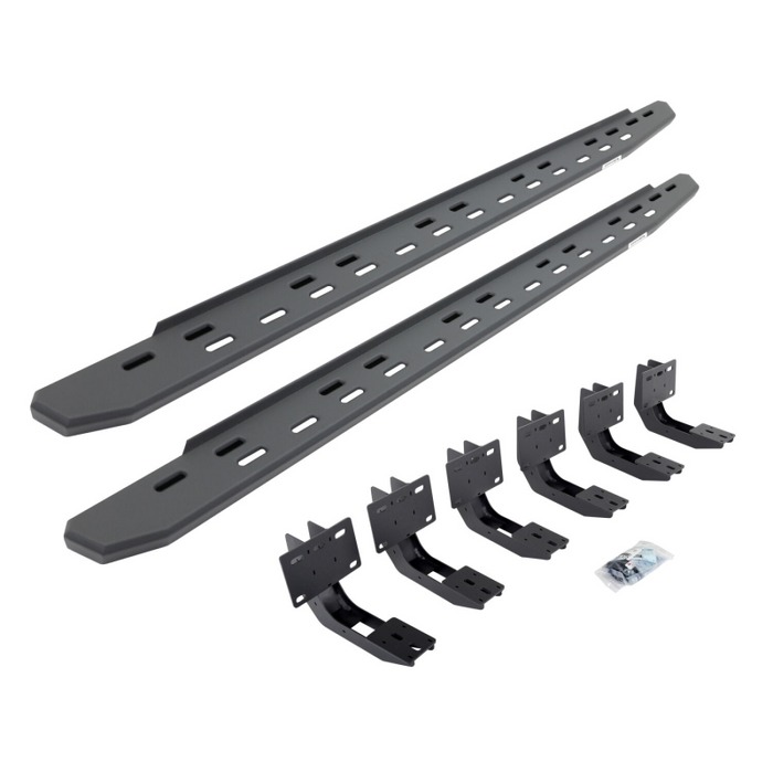 Go Rhino RB30 Slim Line Running Boards with Mounting Bracket Kit Model 69630680SPC