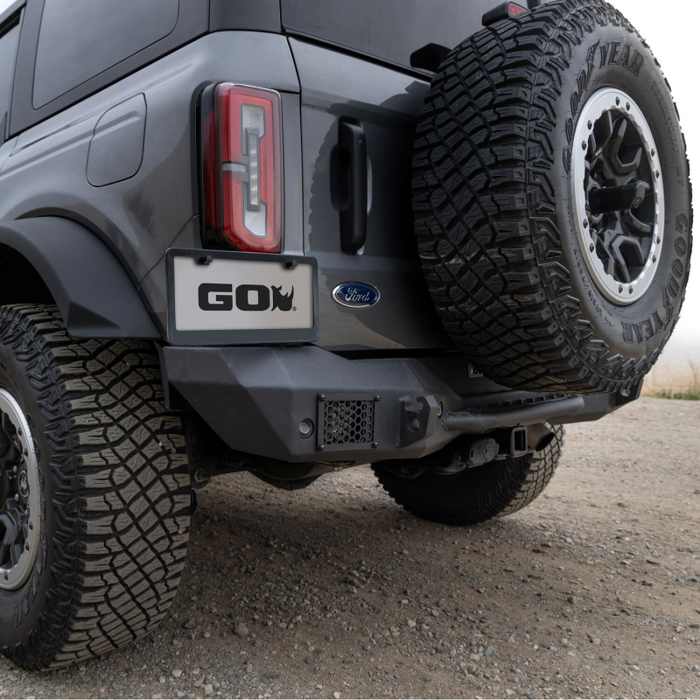 Go Rhino Rockline Rear Full Width Bumper for Ford Bronco Model 371400T