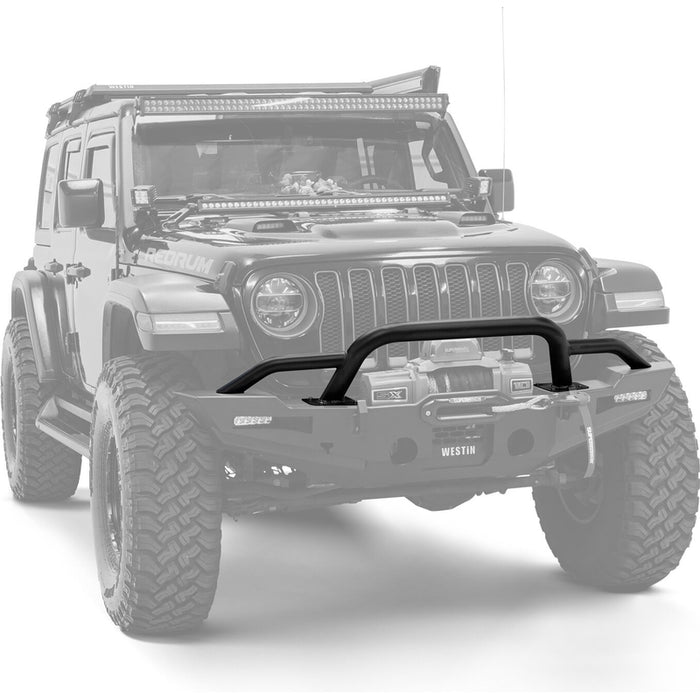 Westin XTS Round Bull Bar Steel Powder Coated Textured Black Model 59-741195