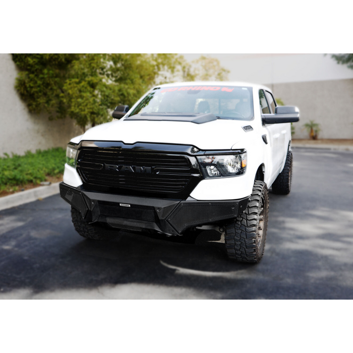 Go Rhino Element Front Bumper with Power Actuated Hide-Away Light Bar Mount Model 341301T