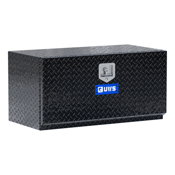 UWS Gloss Black Aluminum 36" Single-Door Underbody Tool Box Model TBUB-36-BLK