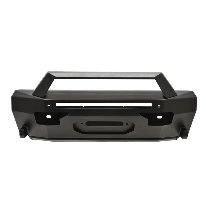 Westin Pro-Series Winch Mount Front Bumper With Angular Bull Bar Textured Black Model 58-411155ABK