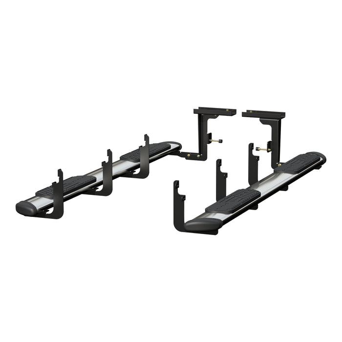 Luverne Regal 7 Polished Stainless 93" Oval W2W Steps, Select Ford F-250, F-350, F-450 Model 477093-401733