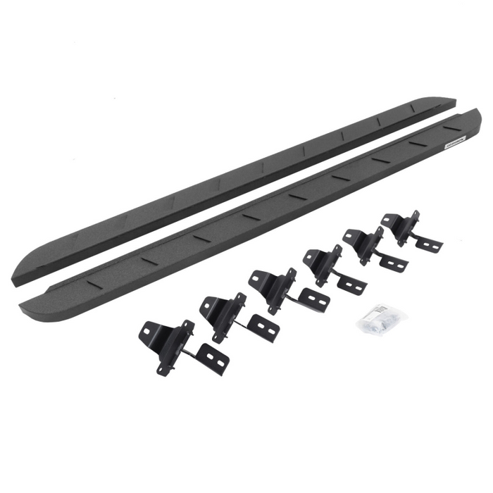 Go Rhino RB10 Slim Line Running Boards with Mounting Brackets Kit Model 63450673ST