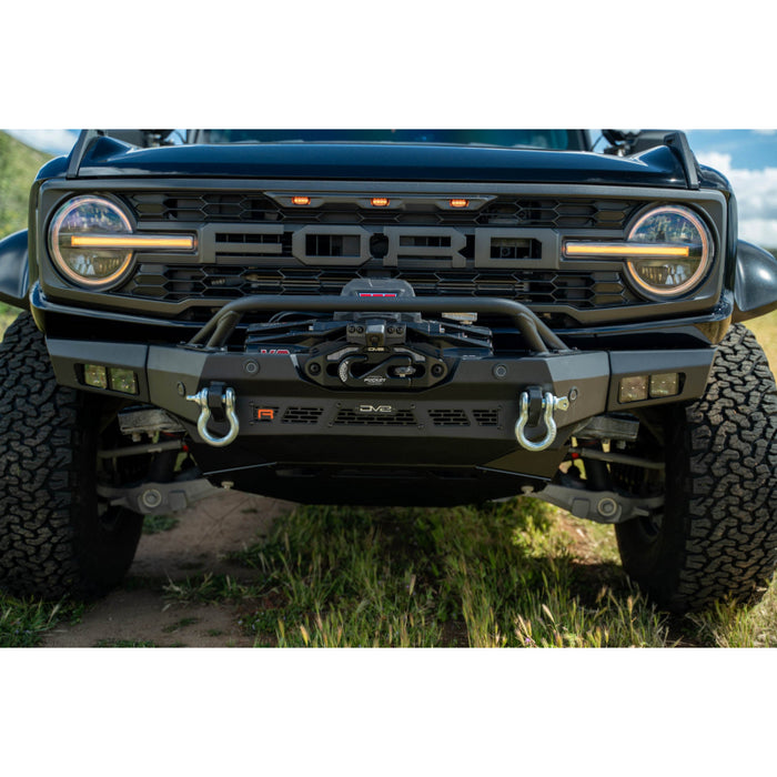 DV8 Offroad 2022-2025 Ford Bronco Spec Series Winch Front Bumper Model FBFR-01