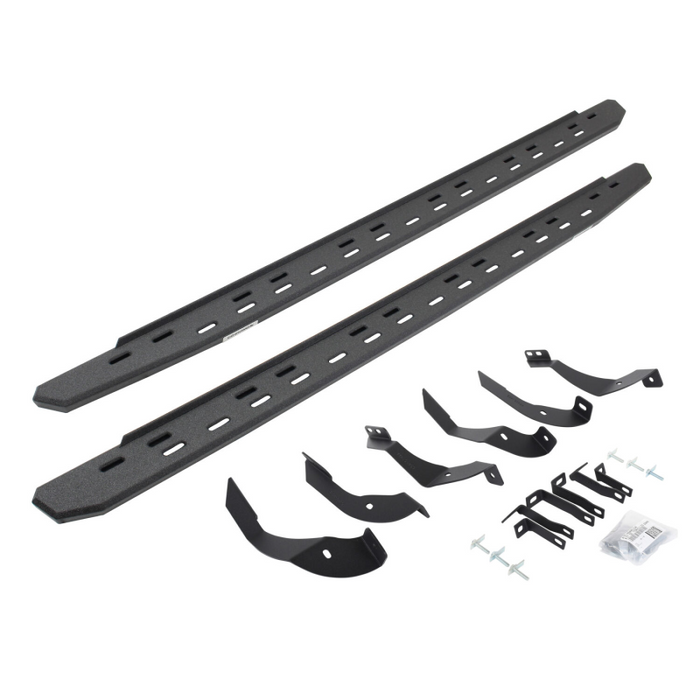 Go Rhino RB30 Slim Line Running Boards with Mounting Bracket Kit Model 69605187ST