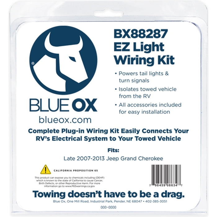 Blue Ox EZ Light Wiring Harness Kit Model BX88287