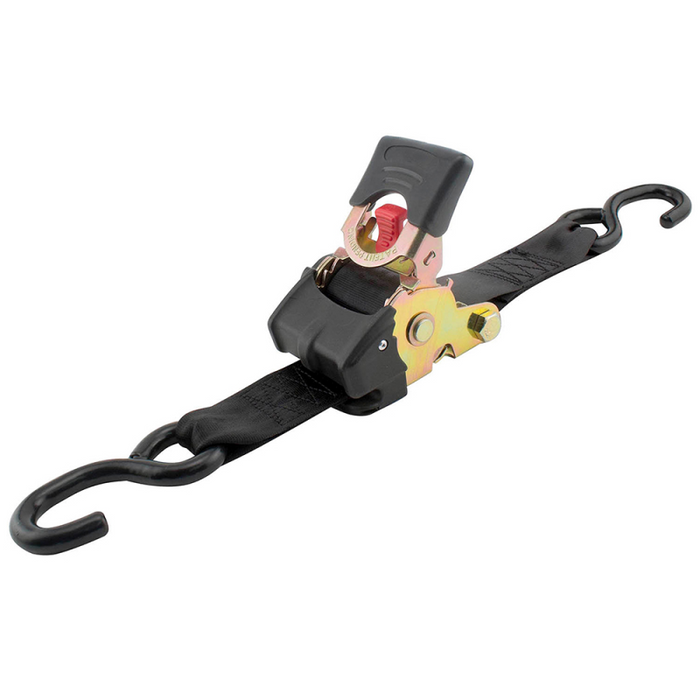 Erickson Manufacturing 2 Pack 2 In X 10Ft 3300Lb Retractable Ratchet Tie Downs Black Model 34416
