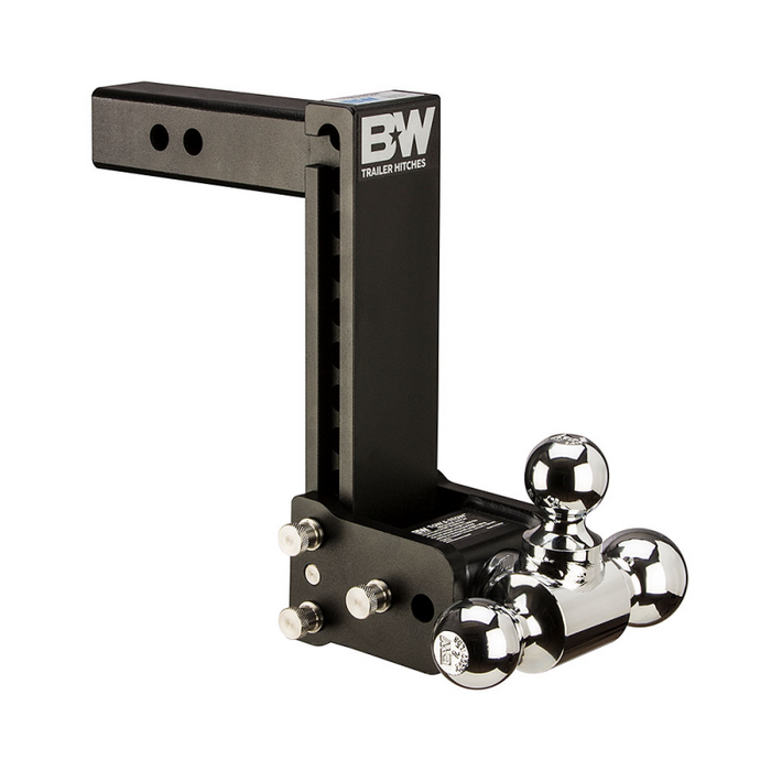B&W Trailer Hitches Type 12 Tri-Ball Black Model TS10050B