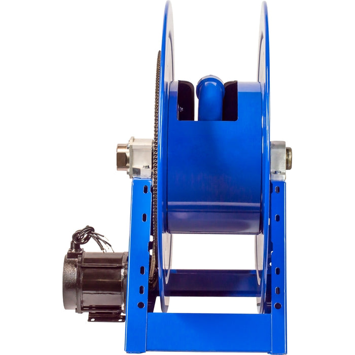Coxreels 1195 Series 12V DC 1/2HP Motorized Hose Reel 2 in. x 90 ft. - No Hose 1000 PSI Model 1195-2428-EDV3