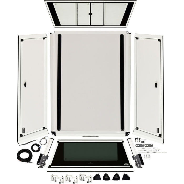Westin EXP Truck Cap with Sliding Front Glass Gloss White Model 16-14680S