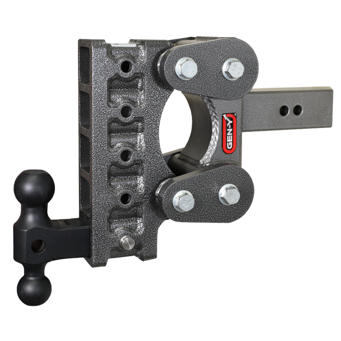 GEN-Y The BOSS TORSION-FLEX 2.5" Shank 7.5" Drop 1.1K TW 10K Hitch & GH-031 Dual-Ball Model GH-2315