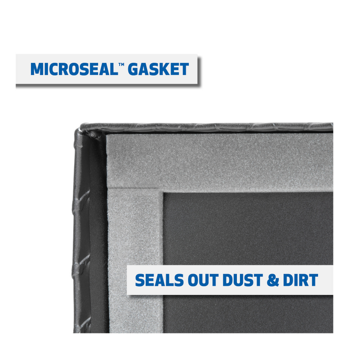 UWS 63" Angled Truck Tool  Box - Low Profile Model TBS-63-A-LP-MB