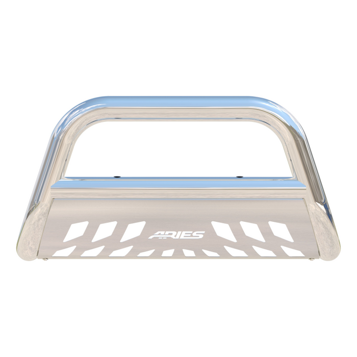 ARIES 3" Polished Stainless Bull Bar, Select Dodge, Ram 1500, 2500, 3500 Model 35-5006