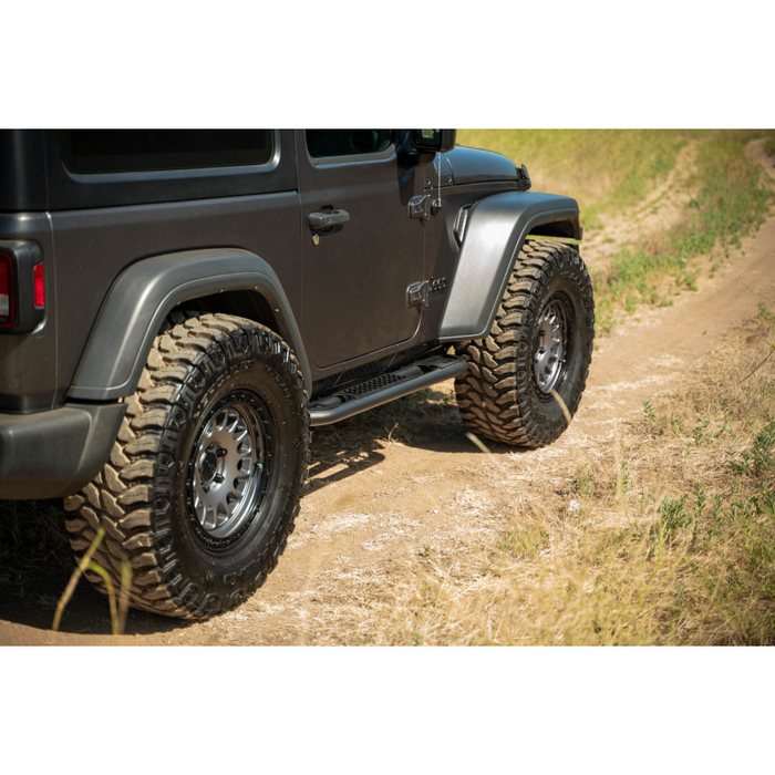 DV8 Offroad 2-Door OE Plus Running Boards Model SRJL-10