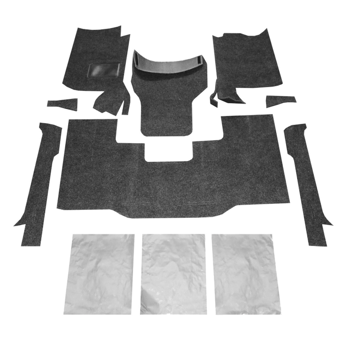 Bedrug Jeep Bedrug Front Kit 8Pc Floor Kit (Includes Heat Shields) Model BRCYJ76F