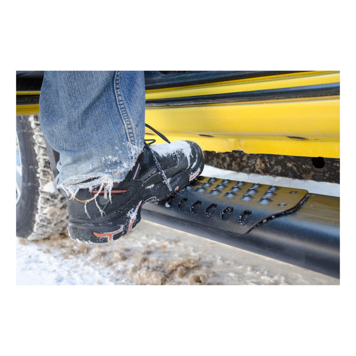 Luverne O-Mega II 6" x 114" Black Aluminum Step Nerf Bars Model 584114-571339