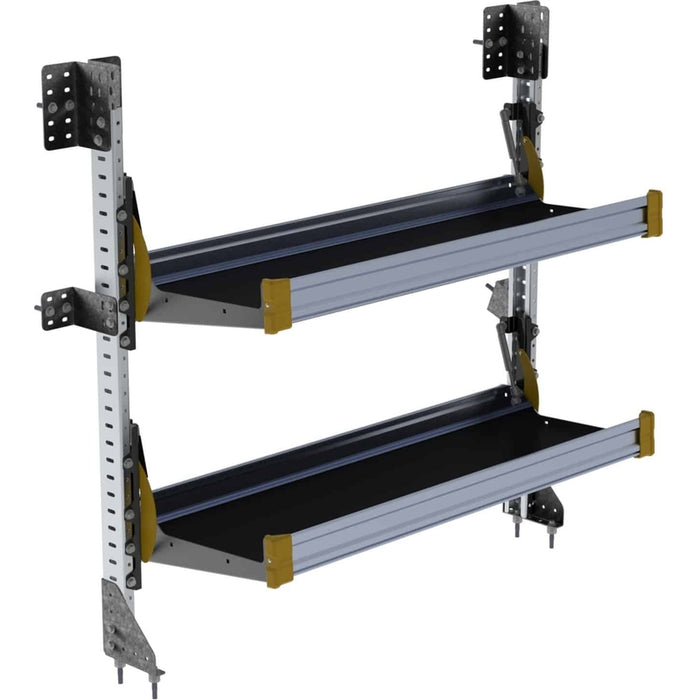 Ranger Design Fold-Away Cargo Van Foldable Shelving System - 2 Levels 51"H x 48"W Model F4-RA48-2
