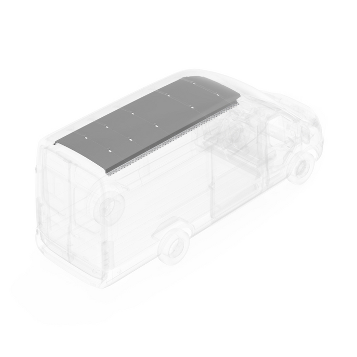 LEGEND DuraTherm Ceiling Liner ONLY - Dual Doors Ford Transit 148" Extended Wheelbase Cargo Van High Roof - White Model 755-114-2614.2