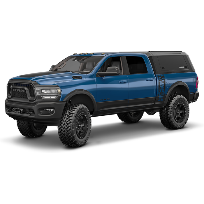 SmartCap Matte Black Truck Bed Cap EVOa Adventure Series w/ Vertical Locks Model EA1001-MB