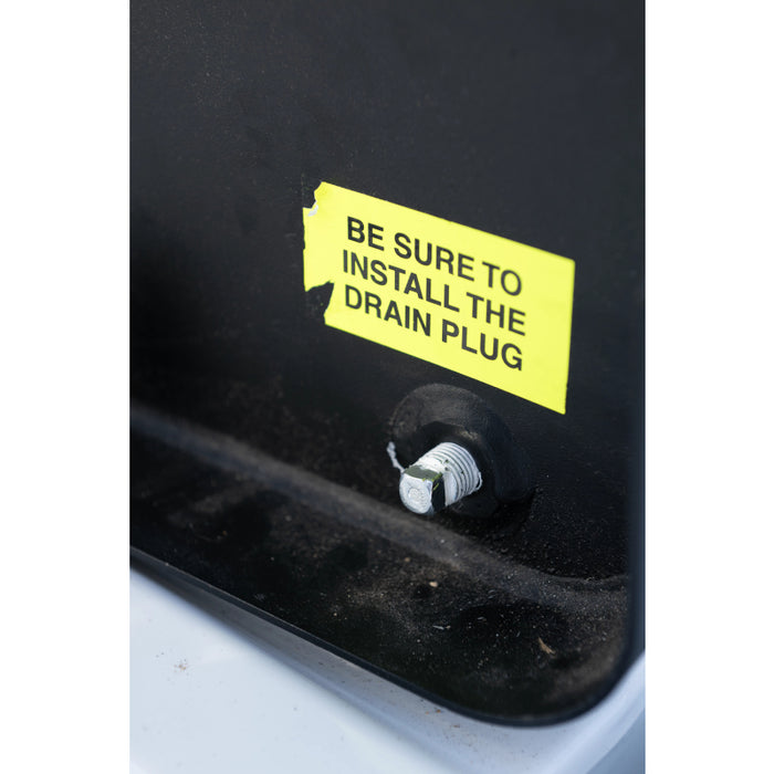 Weather Guard 100 Gallon White Steel Transfer Tank Model 358-3-03
