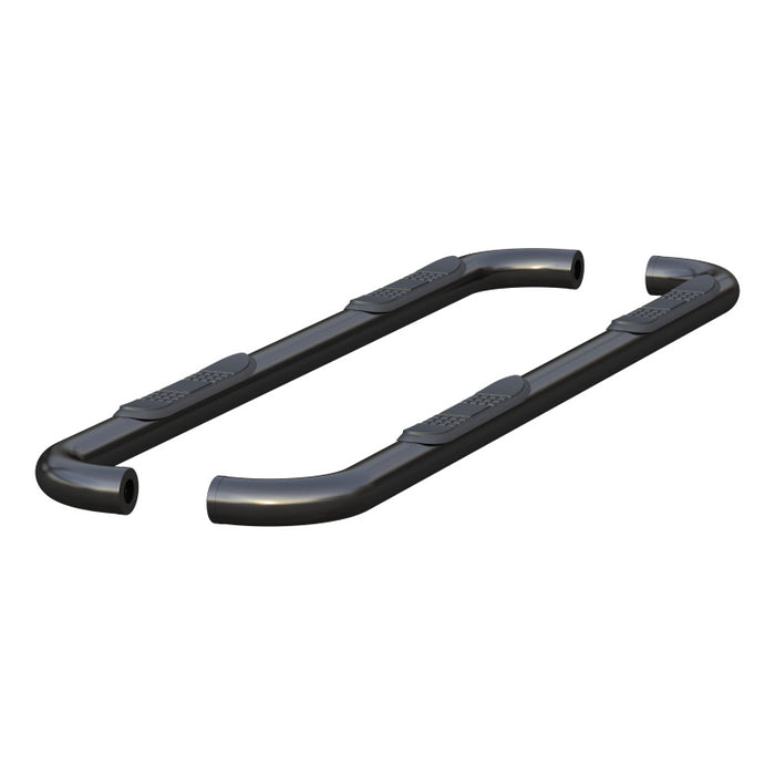 ARIES 3" Round Black Stainless Step Nerf Bars Model 215045