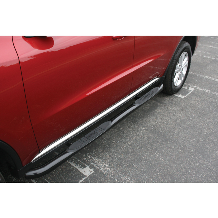 ARIES 3" Round Black Steel Step Nerf Bars Model 205031