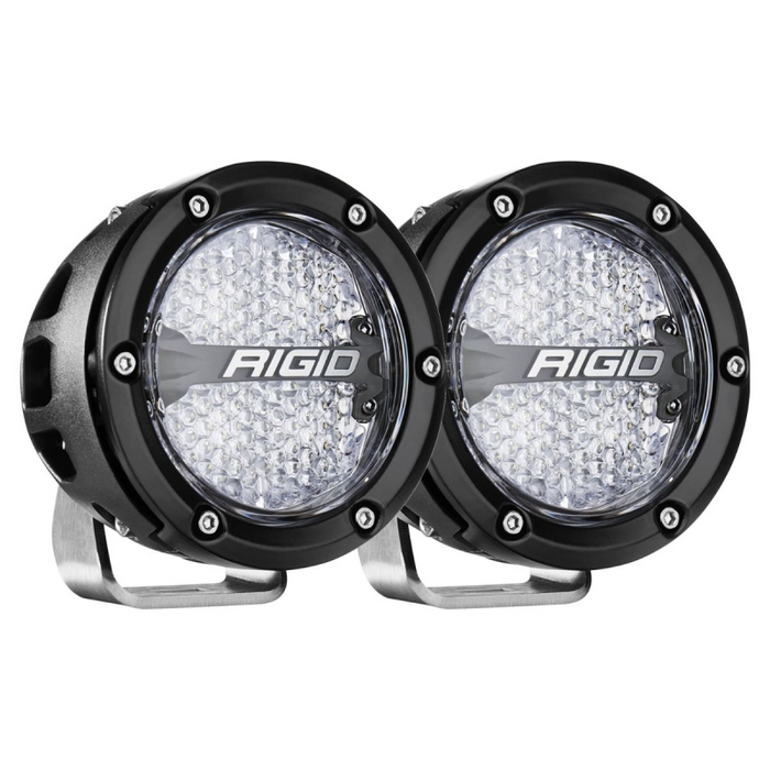 Rigid Industries 360-Series 4" Off-Road Lamp, Diffused Beam, Pair Model 36400