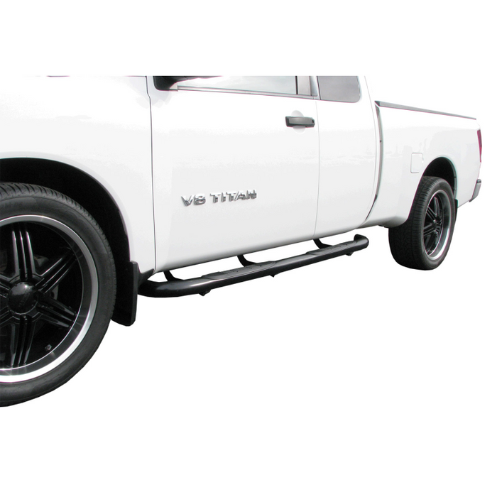 Steelcraft 3in. Round Black Step Nerf Bars Model 240710