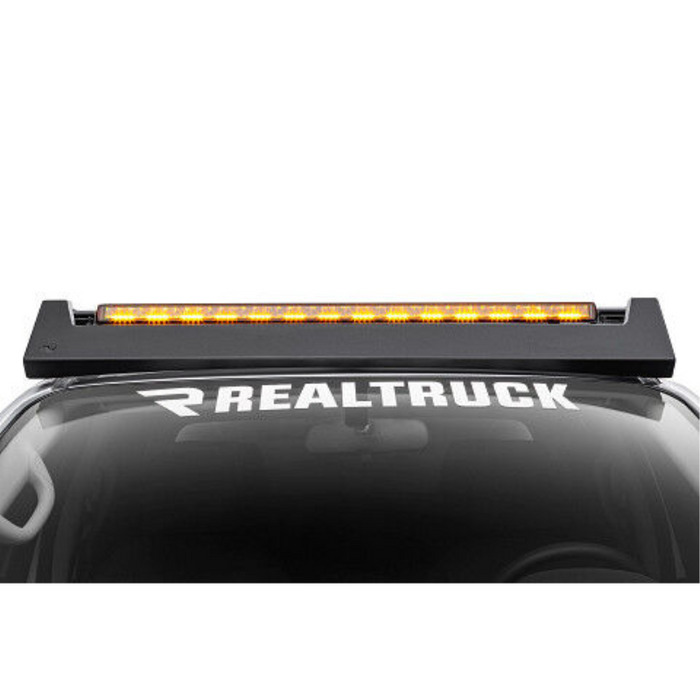 Go Rhino Blackout Series SINGLELINE 40" Single Row LED Light Bar w/Amber LEDs Model 754004012CSS