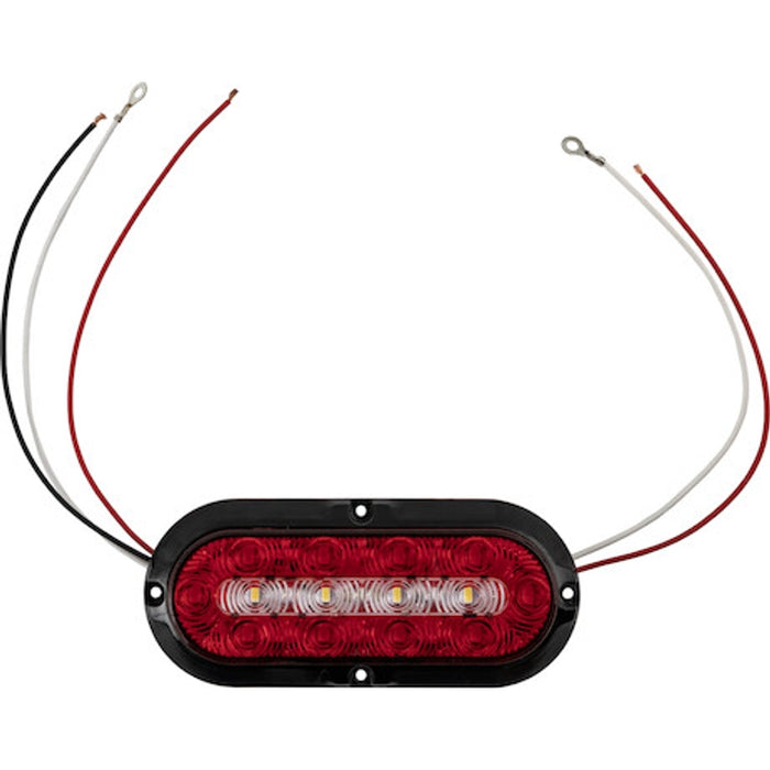 Buyers Products 6 Inch 14-LED Red Oval Stop/Turn/Tail Surface Mount Light Kit Model 5626133
