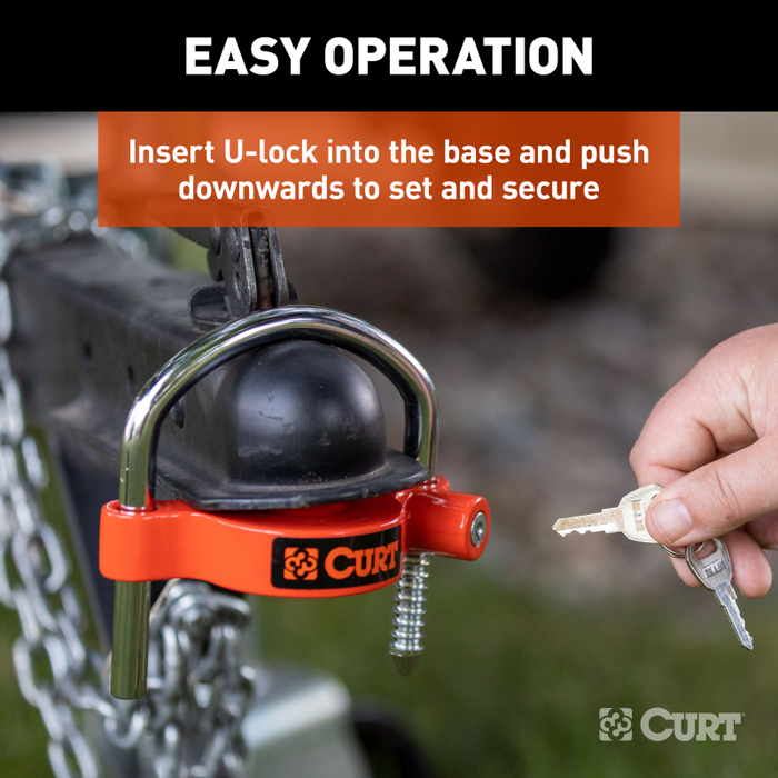 CURT Universal Trailer Coupler Lock Model 23090