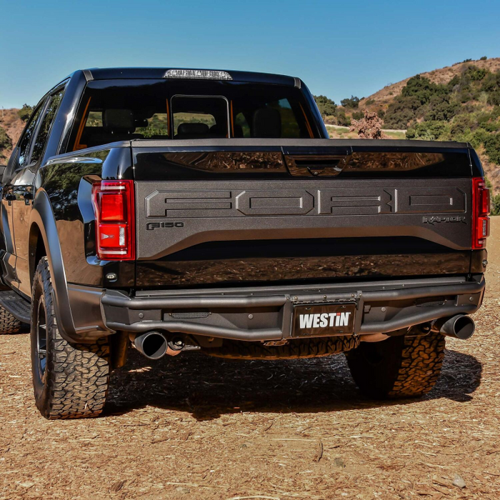 Westin Outlaw Rear Bumper Textured Black Model 58-82025