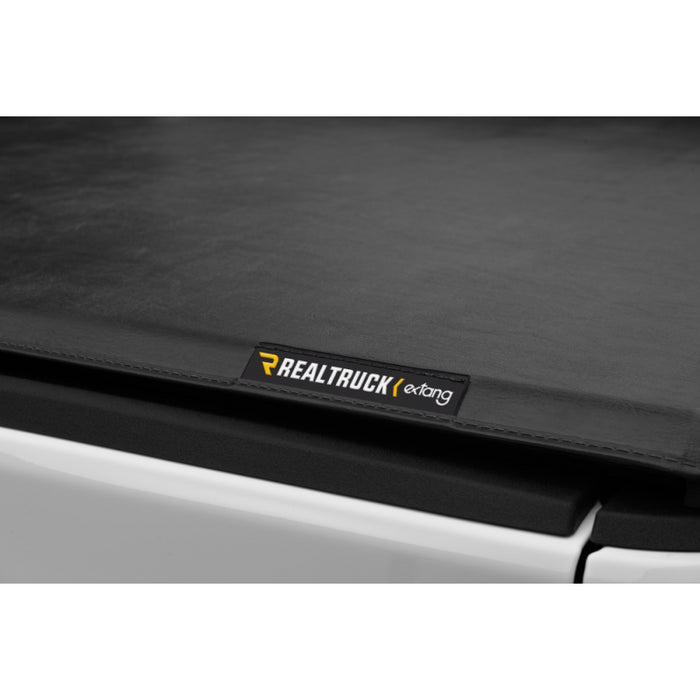 syun☆Mac One WING Black Extang Trifecta 2.0 Tonneau Cover - Black - Leather Grained Fabric