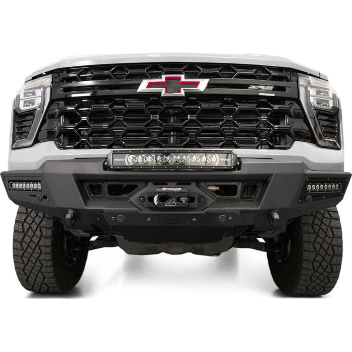 Addictive Desert Designs 24 Chevy Silverado 2500 Phantom Winch Front Bumper Model F820335070103