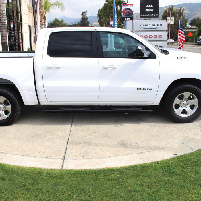 Westin PRO TRAXX 4 Oval Step Nerf Bars Black Steel For Quad Cab Model 21-24095
