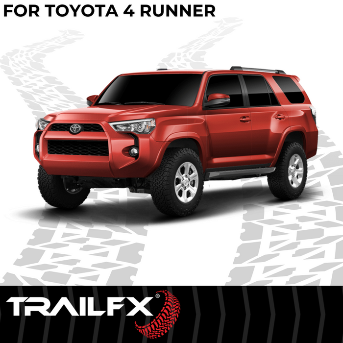 TrailFX Overland Running Boards Black Steel Model ORB009