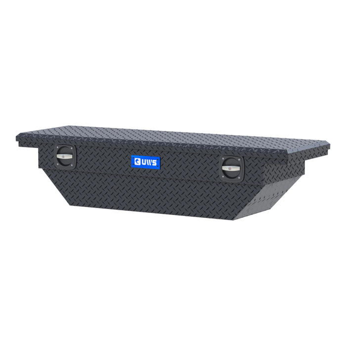 UWS Secure Lock Angled Tool  Box - Low Profile Model SL-63-A-LP-MB