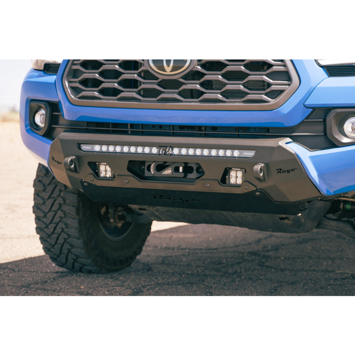 Rago Fabrication 2016-2023 Toyota Tacoma Center Mount Winch Front Bumper Model F6803622001NA