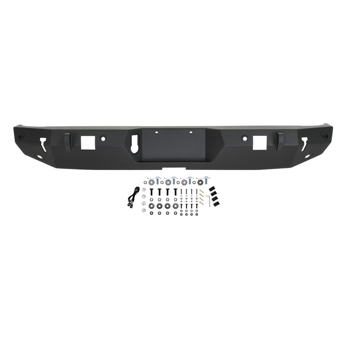 Westin WJ2 Rear Bumper w/Sensors Steel Textured Black Model 59-82075