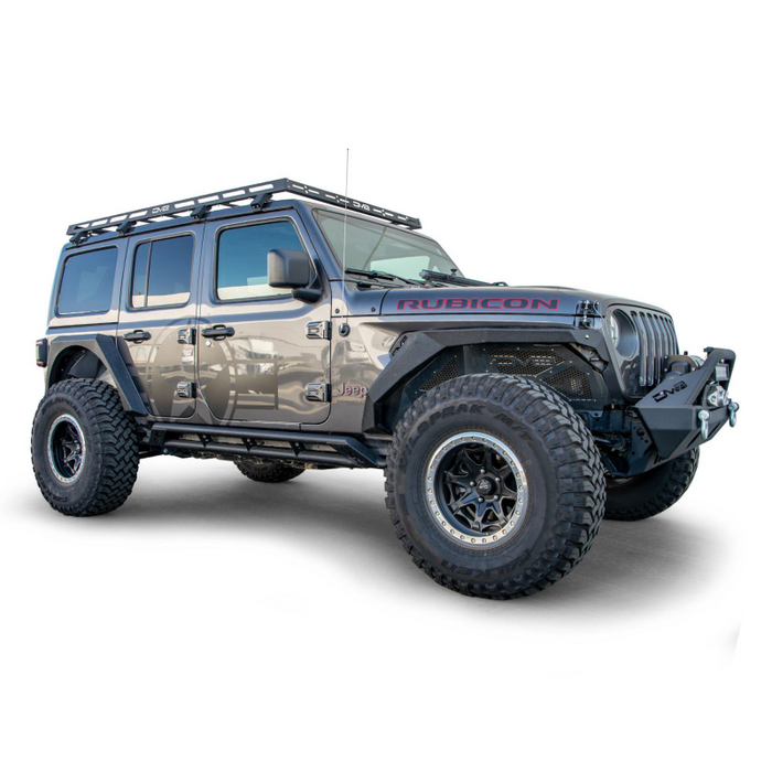 DV8 Offroad 2018-2026 Jeep Wrangler 4-Door Roof Rack Model RRJL-01