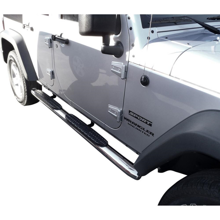 Westin PRO TRAXX 4 Oval Step Nerf Bars Polished Stainless Steel Model 21-23290