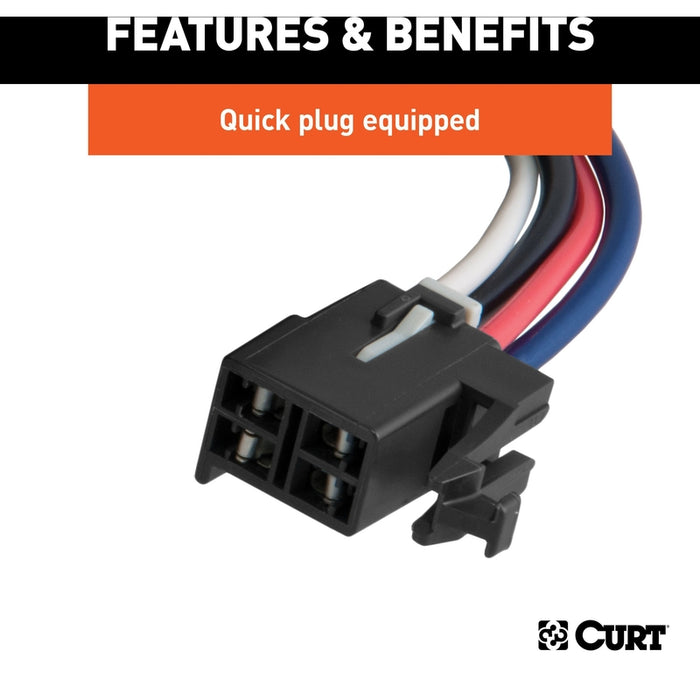 CURT Spectrum Original Equipment Style, Integrated Electric Trailer Brake Controller, Proportional Model 51170
