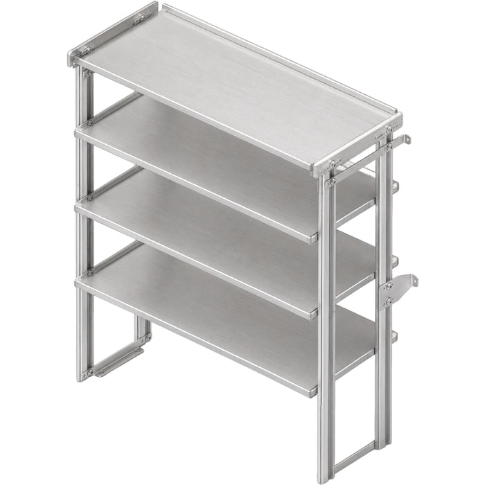 Hackney Base Shelving Module with Ladder Top and 3 Shelves - 23D x 54W x 60.5H Model 2354LB