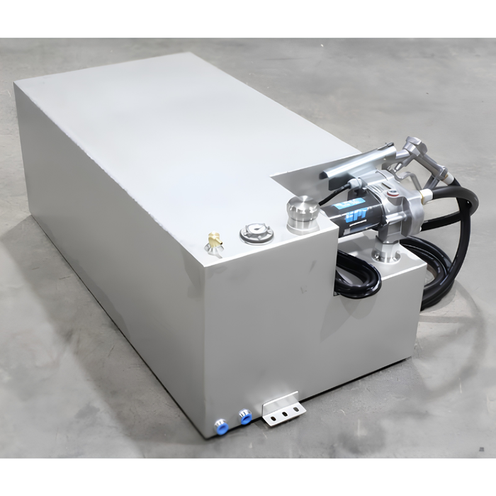 Boyd Welding Stainless Steel 75 Gallon 48x24x18 Tank With GPI 15GPM Pump Driver Side Only Model 13013-SS-DP