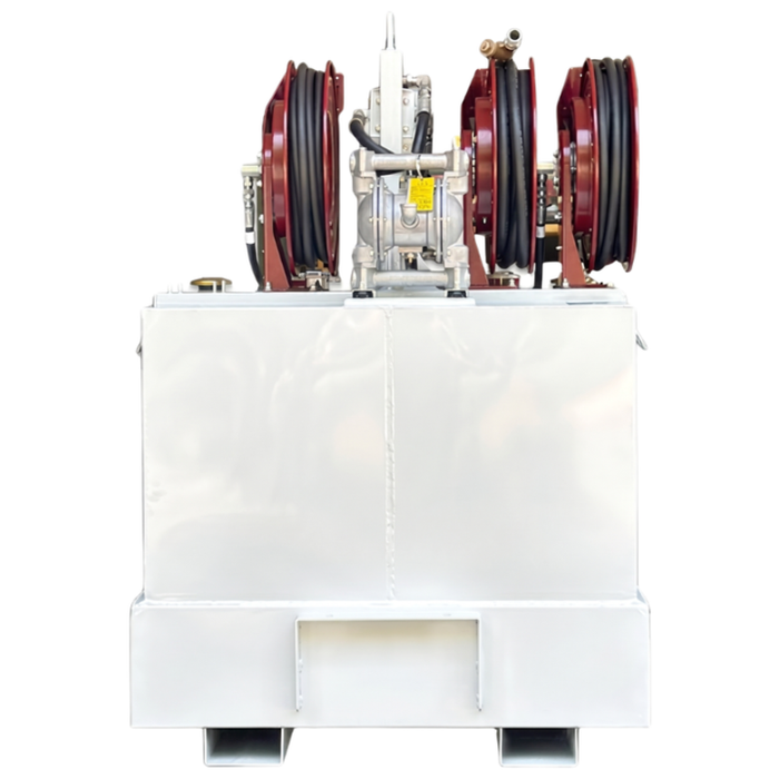 Taylor Pump & Lift 42"W x 36"D x 60"H Dual 50-Gal New Oil & 60-Gal Used Oil Lube Skid Model TPL 236-983