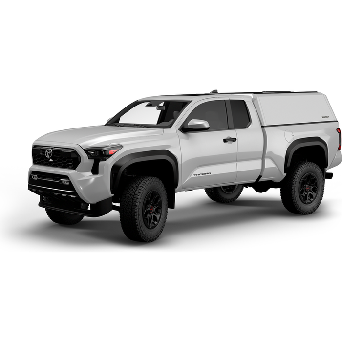 SmartCap OEM White Truck Bed Cap EVOh Hatchback Series w/ Vertical Locks Model EH1313-WH