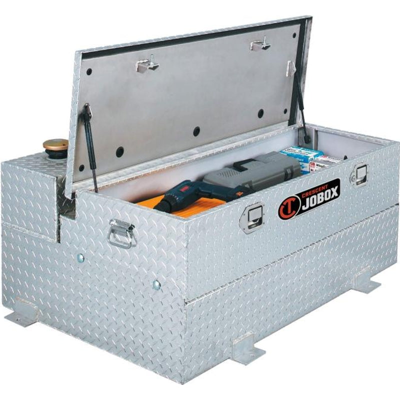 Delta / JOBOX 74 Gallon L-Shaped Tank with Removable Chest Aluminum Fu ...